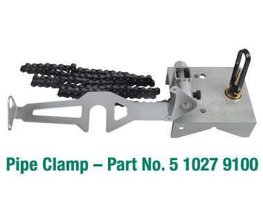 Pipe clamp for 5 1027 Series
