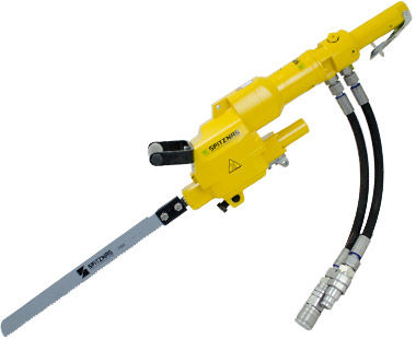 Hydraulic Portable Hacksaw Machine with fully-sealed pistons and gearbox