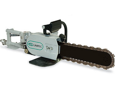 Air concrete chain saw