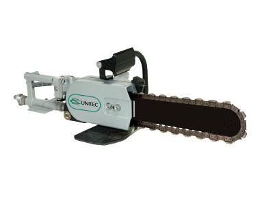 Pneumatic PowerGrit Pipe Cutting Chain Saws for Ductile Iron