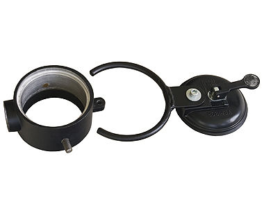 Water suction rings for drills