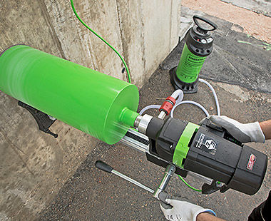 DBE 201 Concrete Core Drill with Water Feed