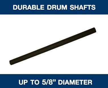 Durable 5/8 inch concrete planer drum shafts