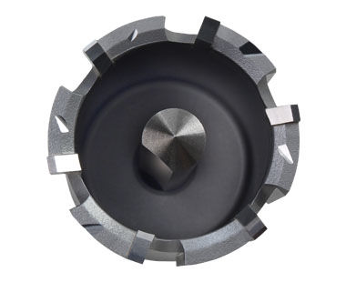 Carbide-Tipped Rail Cutter inside view
