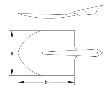 Ex1006 Non-Sparking, Non-Magnetic Round Point Shovel with Nupla Handle