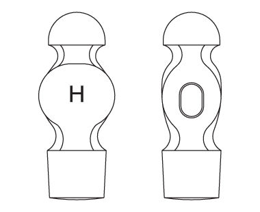 Ex101U Ball Peen Hammer Dimensional Drawing