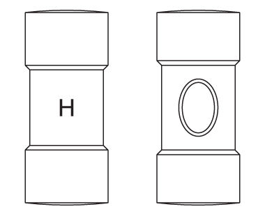 Ex103U Double-Face Machinists' Hammer Dimensional Drawing