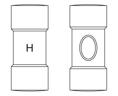 Ex103U Double-Face Machinists' Hammer Dimensional Drawing