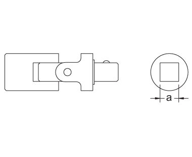 Ex1507 Universal Joint Dimensional Drawing