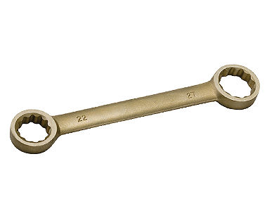 Ex202 Non-Sparking, Non-Magnetic Box End, Straight Type Wrench - 12-Point