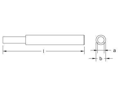 Ex301 Cylindrical Drift Dimensional Drawing