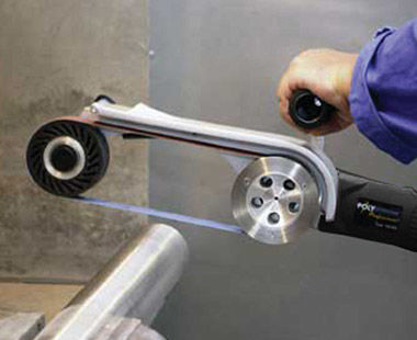 Portable Handle Round Tube Belt Sanders Polisher Grinding Polishing Machine for Stainless Steel Power Belt Sander