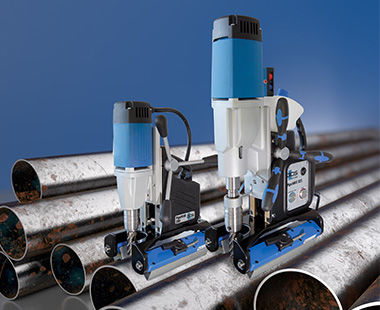 Pipemabs Application magnetic drill for pipe
