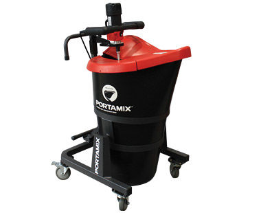 PMP80DC-23 Portable Mixing Station with Dust Collection Side View
