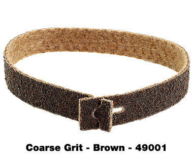 PTX Fleece Nonwoven Belt (open) brown, coarse grit