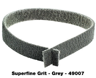 PTX Fleece Nonwoven Belt (open) grey, superfine grit