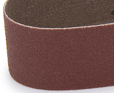 PTX Grinding Belt aluminum oxide close-up of grain