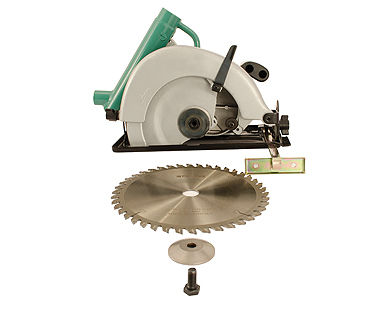 7 1/2" de diám. Sierra circular neumática para trabajo pesado