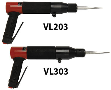 VL203 + VL 303 Raspador de cincel de pistola de baja vibración Vibro-Lo™