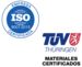 certificados de ISO 9001 y TUV