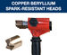 Copper Beryllium Spark-Resistant Heads