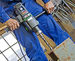 EHB 32 Hand-Held Steel Drilling Application