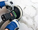 EPF 1503 scouring and scarifying machine action