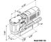 MAB 155 low profile magnetic drill diagram image