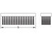 Ex1002 Non-Sparking, Non-Magnetic Flat Back Scratch Brush Dimensional Drawing