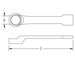 Ex201F Striking Box Wrench, 12-Point, Offset Dimensional Drawing
