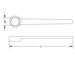 Ex204D Non-Sparking, Non-Magnetic Box End Wrench - 12-Point, DIN 3111 Dimensional Drawing