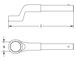 Ex215 Non-Sparking, Non-Magnetic Box End Wrench, for Extension Dimensional Drawing