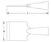 Ex407 Long Blade Scraper Dimensional Drawing
