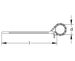 Ex600 Chain Pipe Wrench Dimensional Drawing