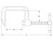 Ex901 Non-Sparking, Non-Magnetic C-Type Clamp Dimensional Drawing