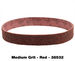 PIPE-MAX and KING-BOA Surface Conditioning Fleece Belt red medium grit