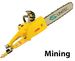 Underground & Coal Mining Pneumatic Chain Saw