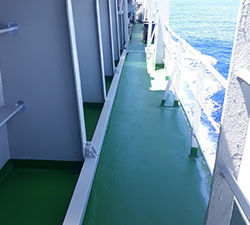 TFP 200 Deck Crawler Ship Walkway After Re-coating