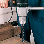 Drills and drive units for metalworking