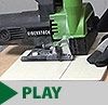 Demonstration of wet and dry tile cutting saw