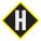 Logo de la H