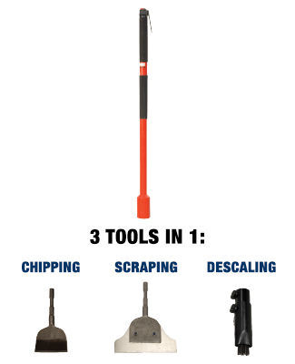 Long Reach Scraper With Attachments