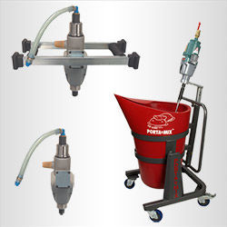 Air-powered mixers