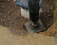 Pneumatic Tamper for use when backfilling with dirt, asphalt, sand and other materials