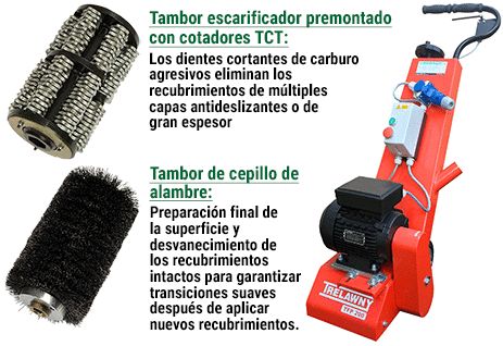TFP 200 Deck Scarifier with Cutter and Brush Drums