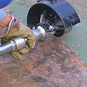 Deck Descaler for metalworking