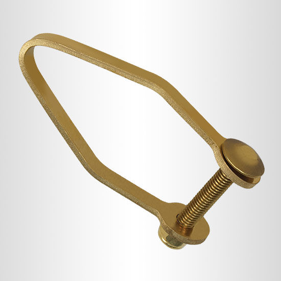 Brass Alloy Shackle for Drop Protection