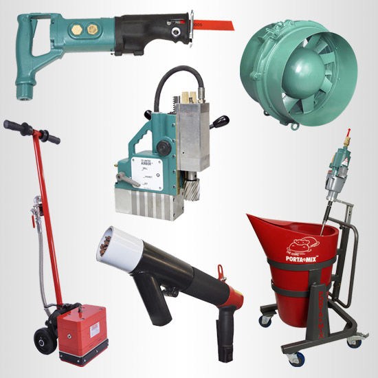 Specialty industrial air-powered tools