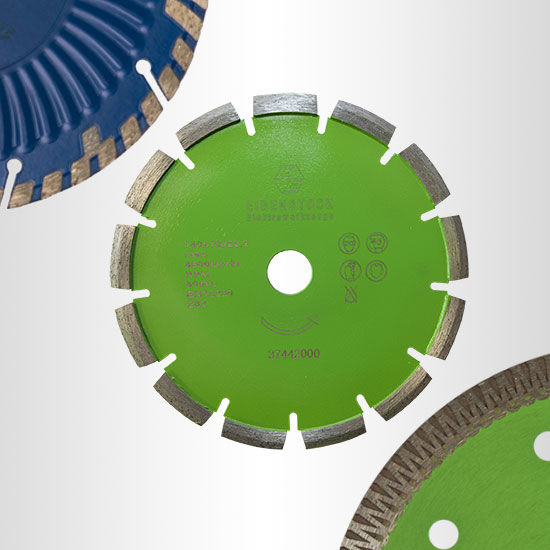 Concrete, stone and tile saw blades