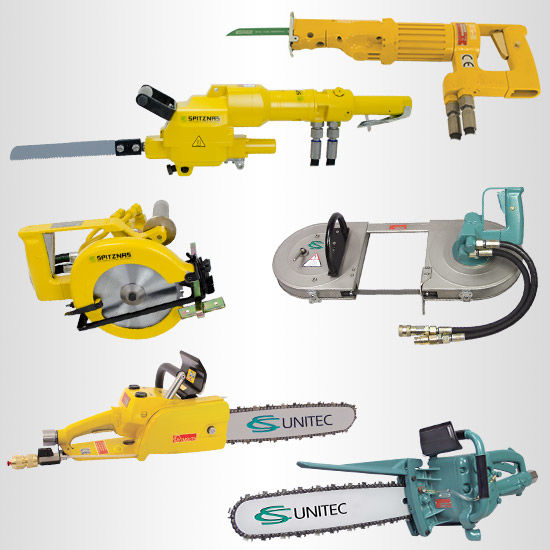 Underwater Saws Pneumatic Hydraulic Main